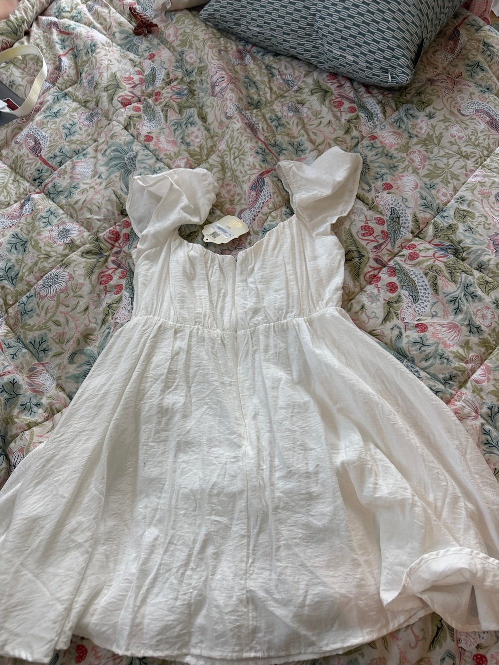 Altar'd State Ivory Ruffled Tag Dress - Picture 4 of 4
